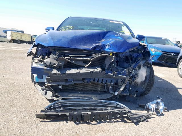 3FA6P0H7XER377679 - 2014 FORD FUSION SE BLUE photo 9