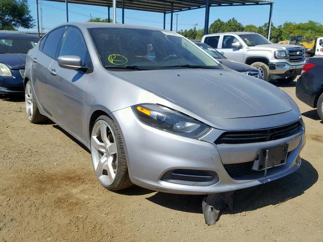 1C3CDFBB3GD538427 - 2016 DODGE DART SXT SILVER photo 1