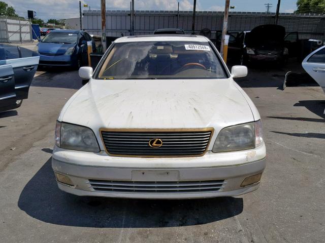 JT8BH28F8Y0169019 - 2000 LEXUS LS 400 WHITE photo 9