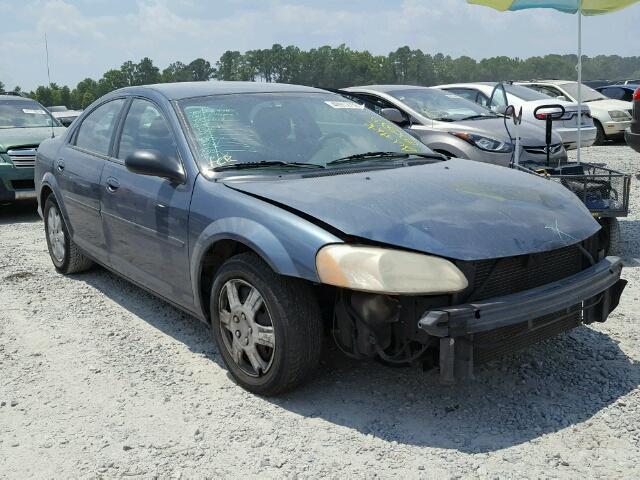 1C3EL46XX2N350643 - 2002 CHRYSLER SEBRING LX BLUE photo 1