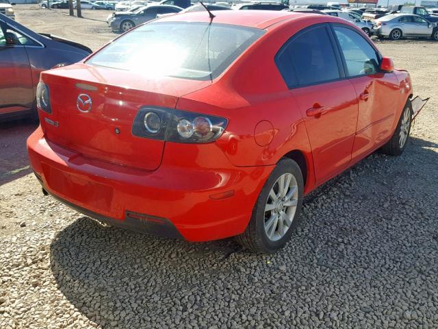 JM1BK32F571707332 - 2007 MAZDA 3 I RED photo 4