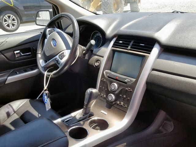 2FMDK3JCXDBC40937 - 2013 FORD EDGE SEL WHITE photo 9