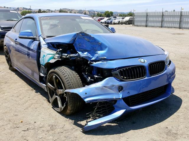 WBA3N9C57EF720388 - 2014 BMW 428 XI BLUE photo 1