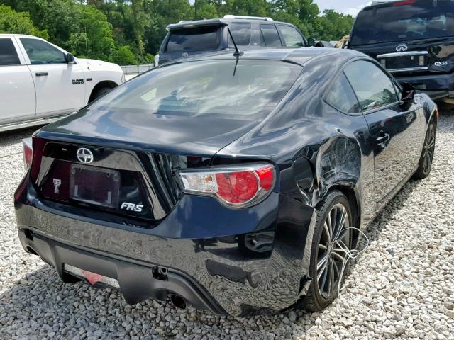 JF1ZNAA19D2724338 - 2013 TOYOTA SCION FR-S BLACK photo 4