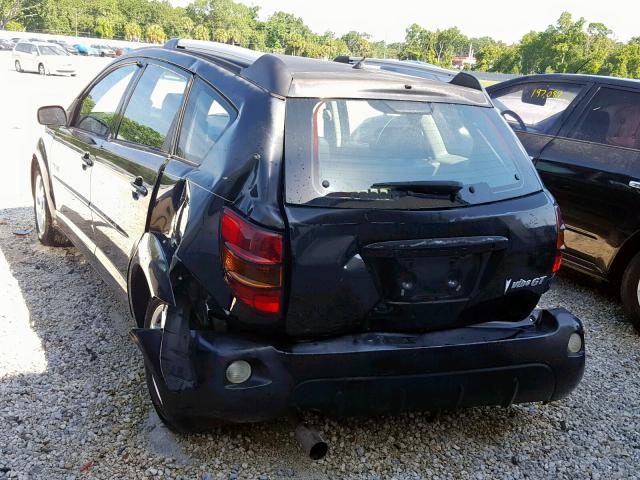 5Y2SN63L95Z436559 - 2005 PONTIAC VIBE GT BLACK photo 3