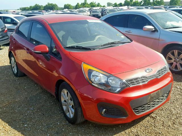 KNADN5A33C6031475 - 2012 KIA RIO EX RED photo 1