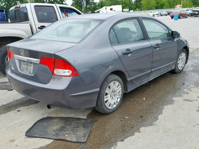 19XFA1F36AE016548 - 2010 HONDA CIVIC VP GRAY photo 4