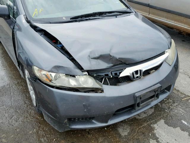 19XFA1F36AE016548 - 2010 HONDA CIVIC VP GRAY photo 9