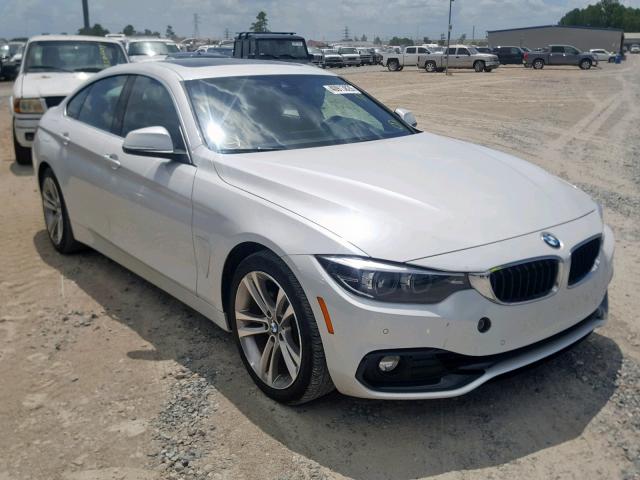 WBA4J1C5XJBG78210 - 2018 BMW 430I GRAN WHITE photo 1