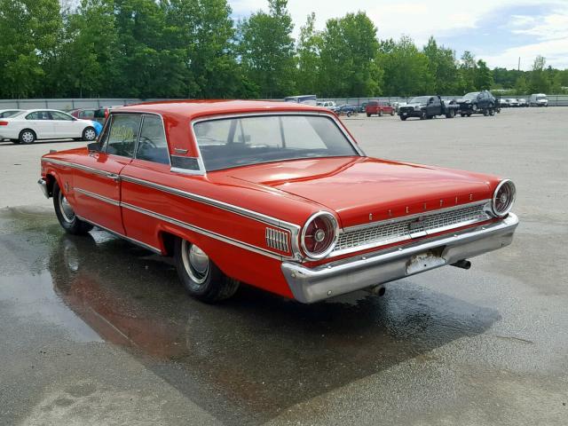 3E63X189461 - 1963 FORD GALAXY RED photo 3