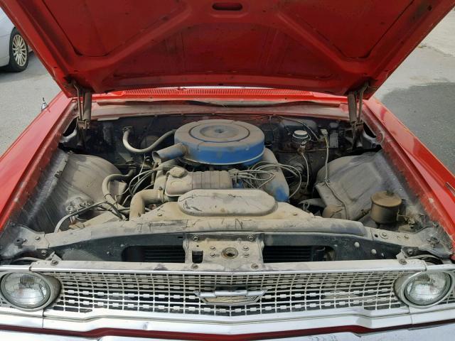 3E63X189461 - 1963 FORD GALAXY RED photo 7