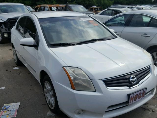 3N1AB6AP3CL668995 - 2012 NISSAN SENTRA 2.0 WHITE photo 1