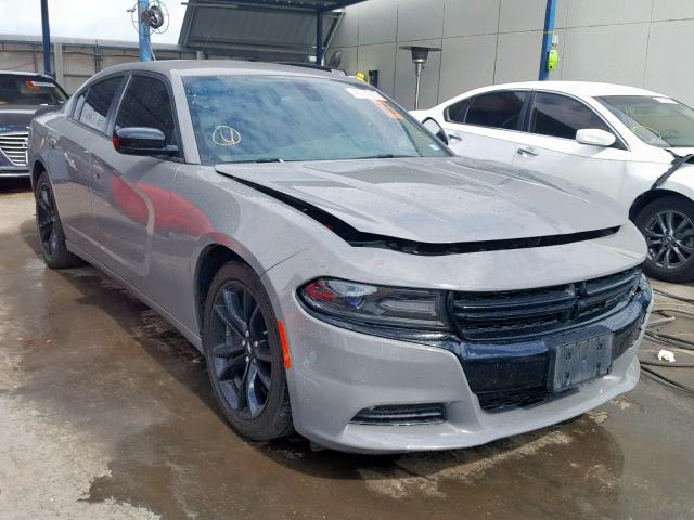 2C3CDXBG0JH187679 - 2018 DODGE CHARGER SX GRAY photo 1