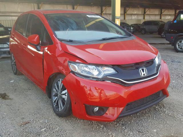 JHMGK5H70GS012489 - 2016 HONDA FIT EX RED photo 1