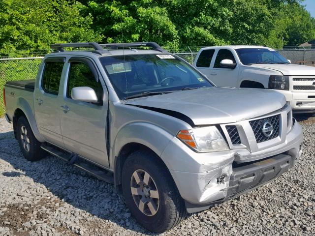 1N6AD0EV4AC427031 - 2010 NISSAN FRONTIER C SILVER photo 1