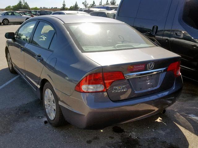 19XFA1F34BE047007 - 2011 HONDA CIVIC VP GRAY photo 3