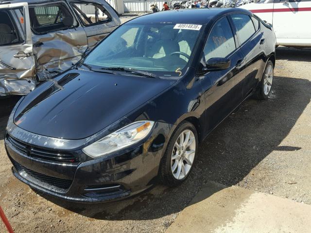 1C3CDFBA6DD110015 - 2013 DODGE DART SXT BLACK photo 2