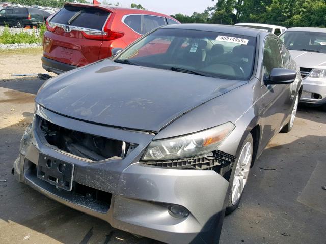 1HGCS228X8A018244 - 2008 HONDA ACCORD EXL GRAY photo 2