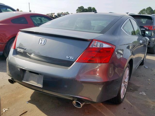 1HGCS228X8A018244 - 2008 HONDA ACCORD EXL GRAY photo 4