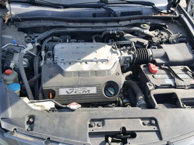 1HGCS228X8A018244 - 2008 HONDA ACCORD EXL GRAY photo 7