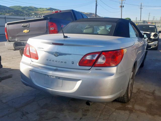 1C3LC55R28N279849 - 2008 CHRYSLER SEBRING TO SILVER photo 4