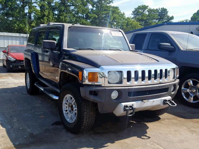 5GTEN13E888139898 - 2008 HUMMER H3 BLUE photo 1