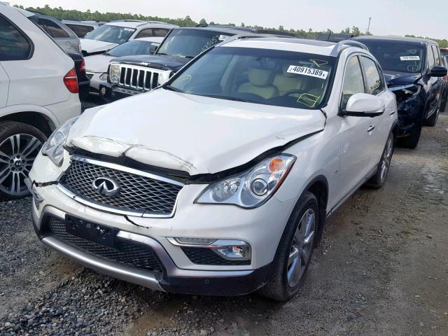 JN1BJ0RP3HM383140 - 2017 INFINITI QX50 WHITE photo 2