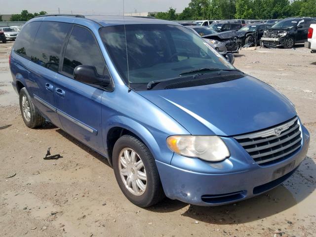 2A4GP54L77R361554 - 2007 CHRYSLER TOWN & COU BLUE photo 1