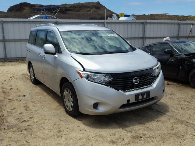 JN8AE2KP2E9100328 - 2014 NISSAN QUEST S GRAY photo 1