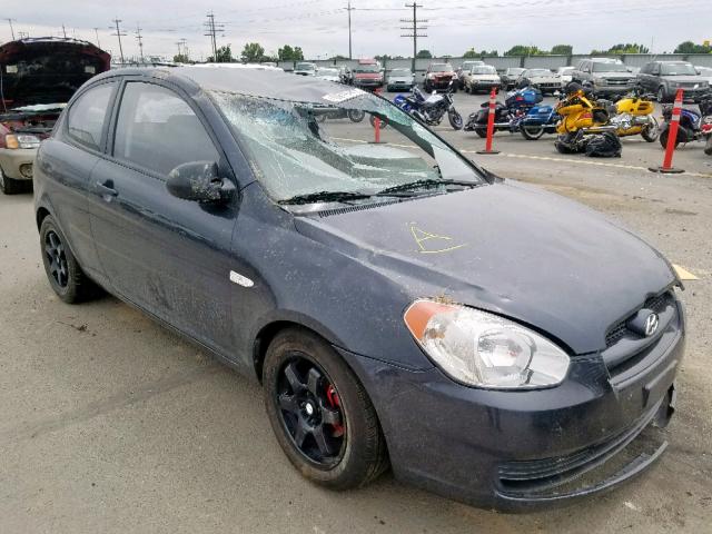 KMHCM36C59U111259 - 2009 HYUNDAI ACCENT GS CHARCOAL photo 1