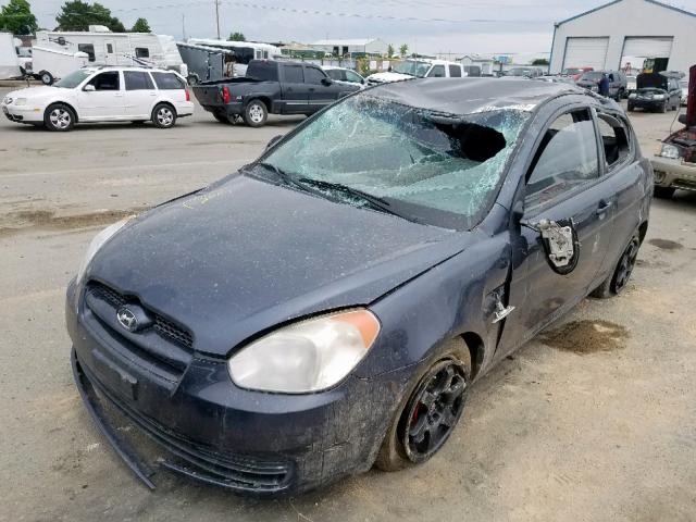 KMHCM36C59U111259 - 2009 HYUNDAI ACCENT GS CHARCOAL photo 2