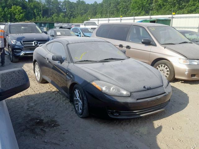 KMHHM66D48U294913 - 2008 HYUNDAI TIBURON GS BLACK photo 1