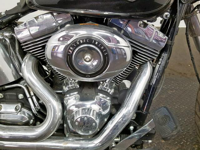 1HD1BXV11EB036606 - 2014 HARLEY-DAVIDSON FLSTF FATB BLACK photo 5