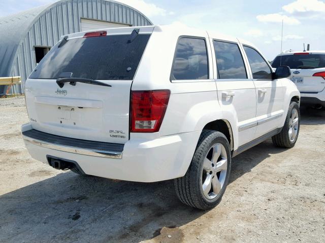 1J4HR58205C712293 - 2005 JEEP GRAND CHER WHITE photo 4