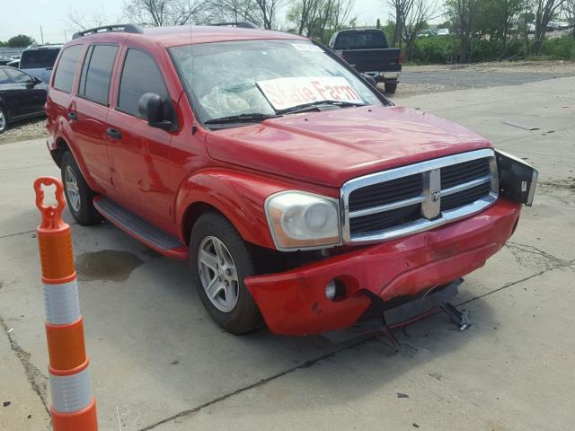 1D4HB48N25F548920 - 2005 DODGE DURANGO SL RED photo 1