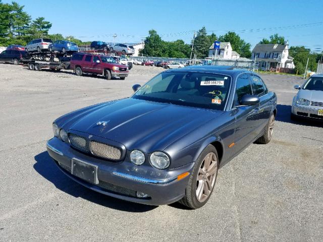 SAJWA73B04TG19722 - 2004 JAGUAR XJR S GRAY photo 2