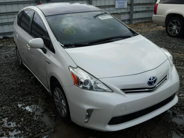 JTDZN3EU8E3355848 - 2014 TOYOTA PRIUS V WHITE photo 1