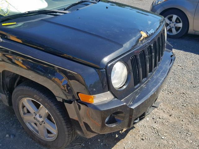 1J4NF1GB7AD643077 - 2010 JEEP PATRIOT SP CHARCOAL photo 9