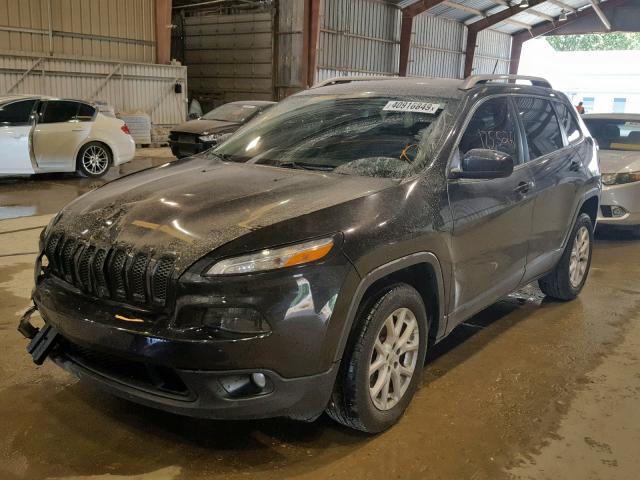 1C4PJLCB7FW781079 - 2015 JEEP CHEROKEE L BLACK photo 2