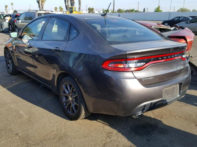 1C3CDFBB3GD606869 - 2016 DODGE DART SXT CHARCOAL photo 3