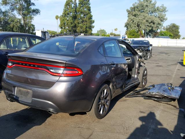 1C3CDFBB3GD606869 - 2016 DODGE DART SXT CHARCOAL photo 4