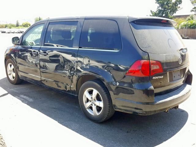 2V8HW34179R553855 - 2009 VOLKSWAGEN ROUTAN SE BLACK photo 3