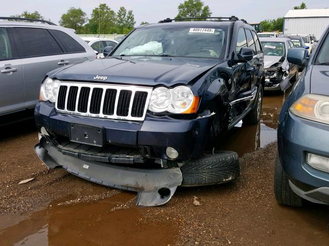 1J8HR58P89C544323 - 2009 JEEP GRAND CHER BLUE photo 2