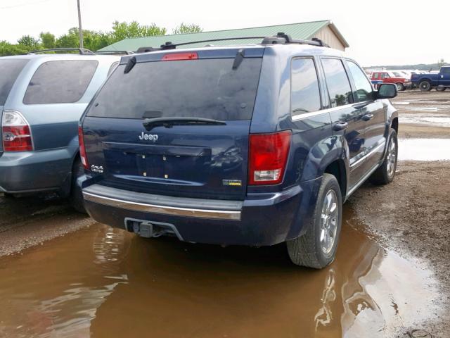 1J8HR58P89C544323 - 2009 JEEP GRAND CHER BLUE photo 4