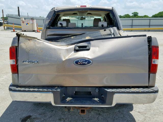 1FTPW12534KC04183 - 2004 FORD F150 CREW TAN photo 6