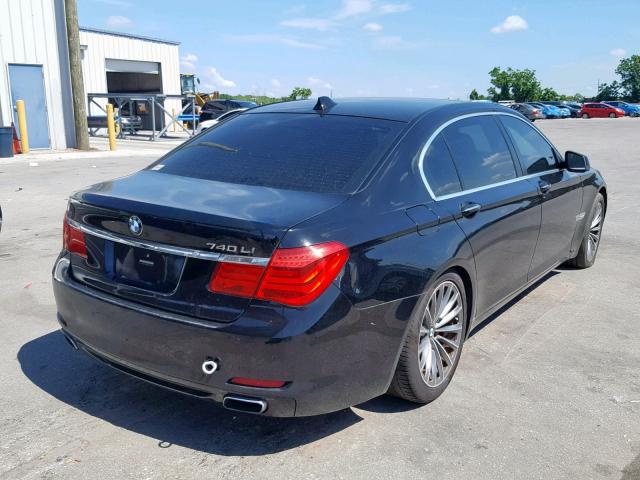 WBAKB4C54BC574584 - 2011 BMW 740 LI BLACK photo 4