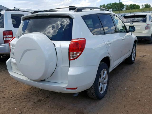 JTMZK31V085023936 - 2008 TOYOTA RAV4 LIMIT WHITE photo 4