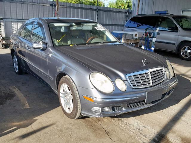 WDBUF56J66A797126 - 2006 MERCEDES-BENZ E 350 GRAY photo 1