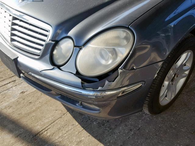 WDBUF56J66A797126 - 2006 MERCEDES-BENZ E 350 GRAY photo 9