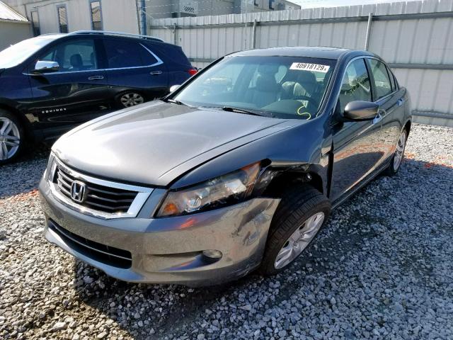 1HGCP3F86AA023643 - 2010 HONDA ACCORD EXL GRAY photo 2